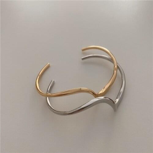 TIMEONLY Vintage Open Bracelet Twisted Alloy Charms Bracelets for Women Korean Style Minimalist Accessories Anniversary Gifts