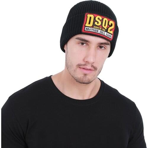 Top quality DSQICOND2 DSQ2 Letter embroidery Autumn and winter warm mens womens outdoor ski knitted hats Beanie cap