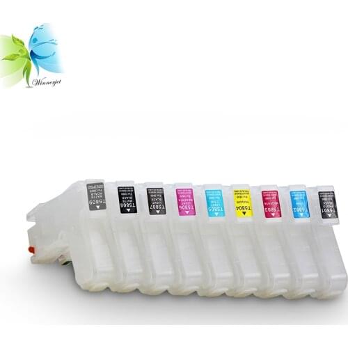 Winnerjet 9 color 280ml T5801-T5809 empty refill Ink Cartridge with for Epson stylus pro 3800 3880 printer