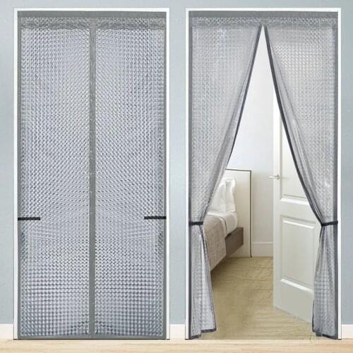 Air conditioning Door curtain Partition curtain Anti-mosquito Windproof and heat insulation Self-adhesive Velcro Kitchen bedroom