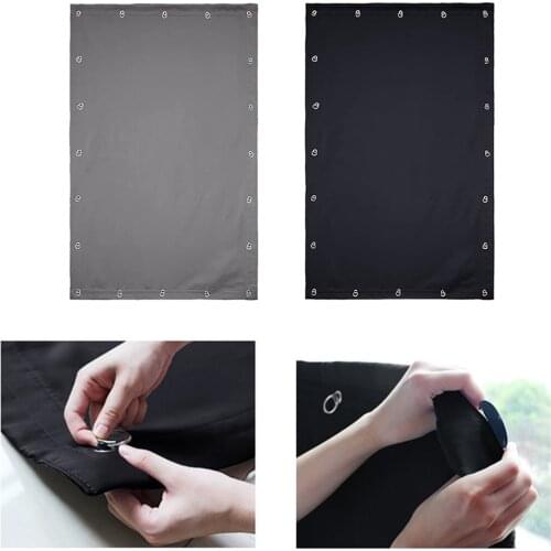 Blackout Blind Suction Cup Curtain for Bedroom Roof Windows Curtain Window Shade