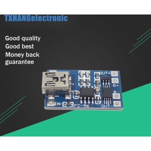 1 5V MINI USB 1A lithium battery charging + protection module charging board diy electronics accessories compatible board diy