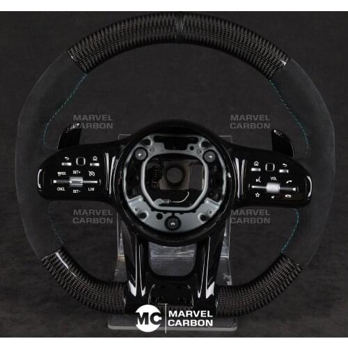 100% REAL CARBON FIBER STEERING WHEEL COMPATIBLE WITH Benz AMG