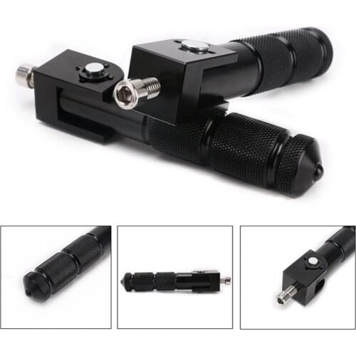 2pcs Universal Motorcycle Parts Passenger Foot Pegs Anti-slip Rear Pedal Black