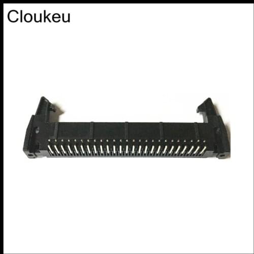 5Pcs Ox Horn Socket DC2-50P 2.54mm Bend pin Horn hook PCB Connector