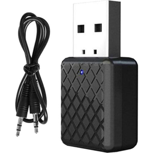 Wireless USB Bluetooth 5.0 Dongle Plug & Amp; Play for Computer Windows 10/8