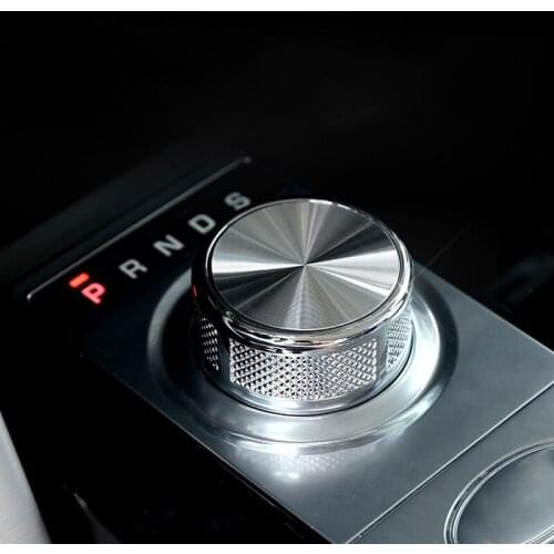 CITALL Chrome Autobiography Style Rotary Gear Shift Selector Knob Upgrade Fit for Range Rover L405 2017 2018 2019