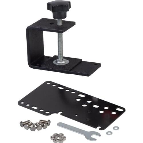 Black Stainless Steel SIM Racing Game USB Handbrake Holder Fixed Plate and Bracket for HB-03-BK