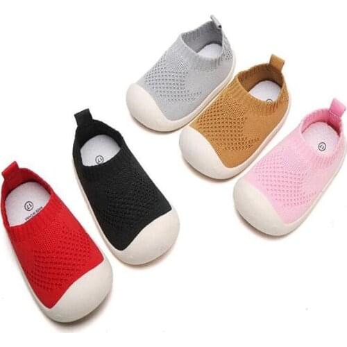 Kid Baby First Walkers Shoes Breathable Infant Toddler Shoes Girls Boy Casual Mesh Shoes Soft Bottom Comfortable Non-slip Shoes