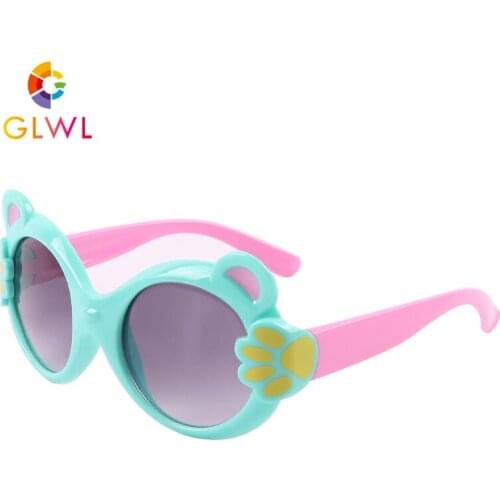 Childrens Sunglasses Cartoon Kids Shades For Girls Eyeglasses Boys Round Sun Lenses Babies Safe Goggles 2021 Junior New Trends