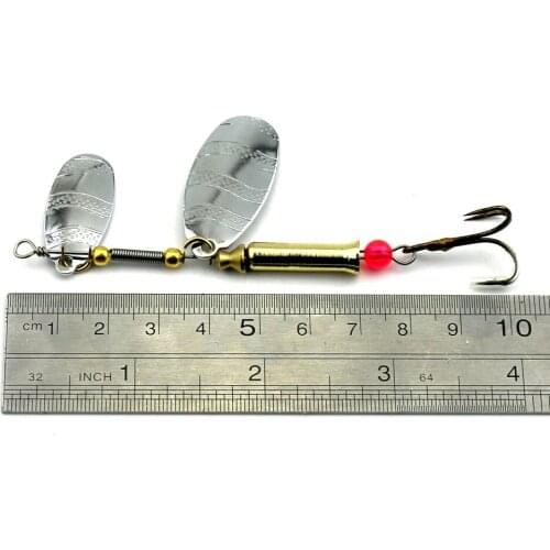 HENGJIA 1pcs Spoon Fishing Lure 10cm 10.5g Hard Fishing Spoon Lure Metal Jigging Lure Baits Spinner bait carp Fishing Tackle