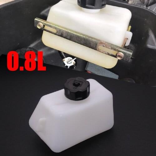 JEAZEA 1x 0.8L Motorcycle Gas Fuel Petrol Tank 43cc 47cc 49cc Mini Pocket Scooter Dirt Bike Quad ATV Gas Tank Replacement