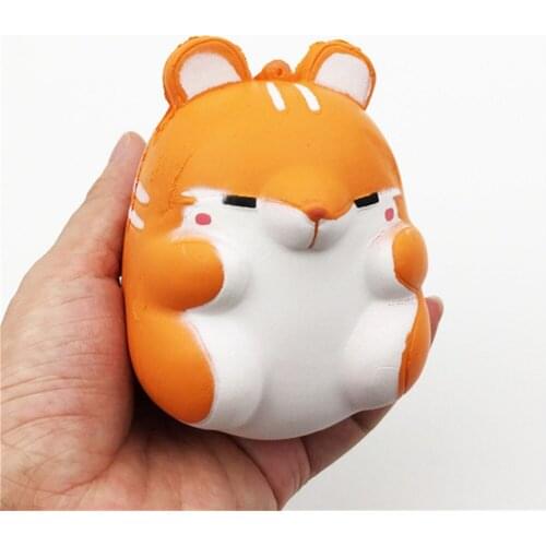 Coordination Anti Stress Squeeze Simulation hamster cat interesting novelty Toys gift decoration soft slow increase eye-hand