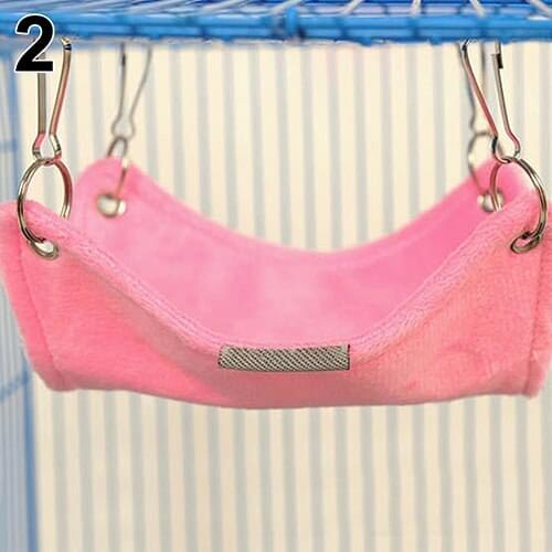 Short Plush Pig Hamster Rabbits Guinea Pigs Small Pets Hammock Warm Toy Product