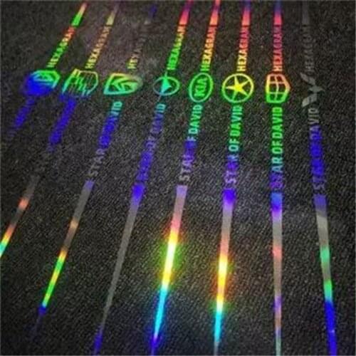 Laser reflective car stickers colorful decorative car stickers modified creative car body garland front and rear glass stickers