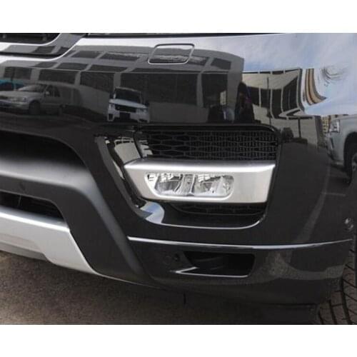 ABS Chrome For Land Rover Range Rover Sport 2013 2014 2015 Car front fog lamp Light cover trim auto accessories car styling
