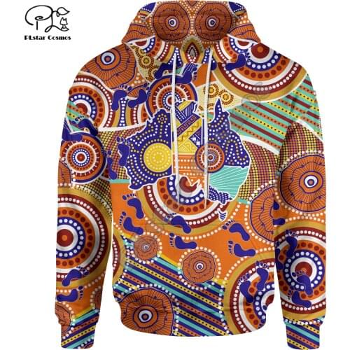 Newest NewFashion Aboriginal Australia Kangaroo Country Tribe Retro Tracksuit 3DPrint Harajuku Casual Funny Hoodies Men/Women 18