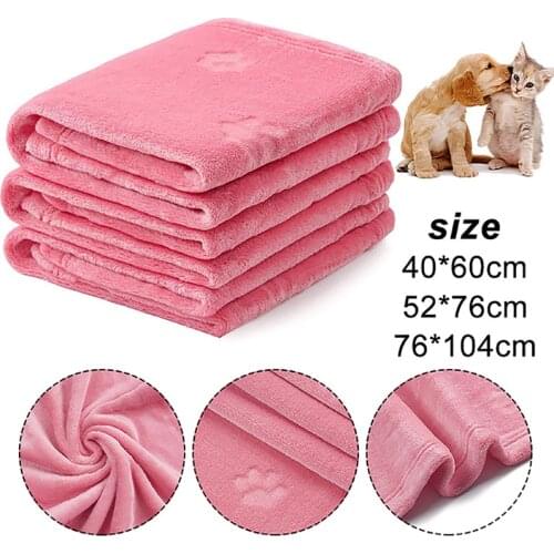 Dog Blankets for Medium Large Dogs and Cats, Soft Plush Faux Fur Puppy Snuggle Blankets, Self-Warming, Machine Washable