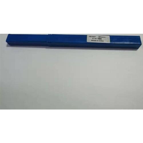 HSS Keyway Broach 8mm C Push Type Metric Size Broaches High Speed Steel Keyway Cutting Broaching Tools for CNC Router