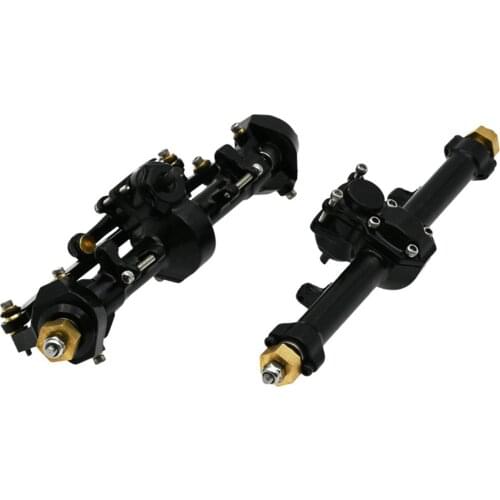 Aluminum Alloy Front Rear Axle Assembly for Axial SCX24 AXI90081 DIY Parts
