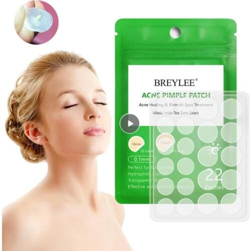 BREYLEE Acne Pimple Patch Acne Treatment Stickers Pimple Remover Tool Blemish Spot Skin Care Facial Mask Waterproof Makeup Tool