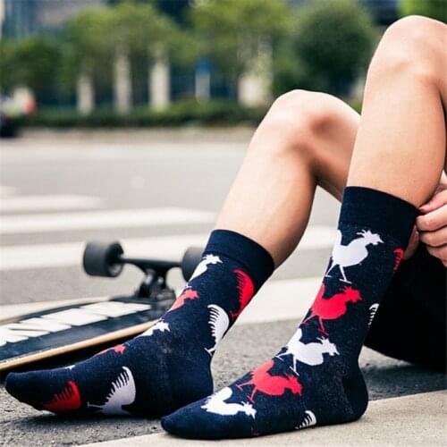 Casual Cotton Socks Men Animal Funny Street Autumn And Winter Sock New 2020 Harajuku Hip Hop Crazy Socks