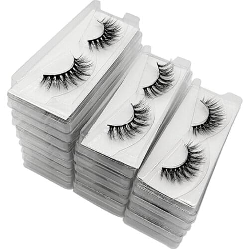 Mink Eyelashes Set Bulk Lashes Fluffy Wholesale Eyelashes Package Dramatic Fake Eyelashes Natural 3d Mink Lashes Pack