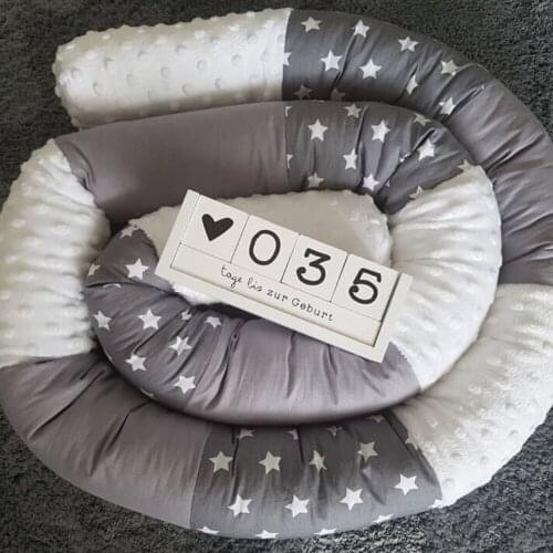 Happy Flute Anti-collision Children Bed Fence Washable Baby Crib Bumper Toddler Bedding Set Sleep Anti-Collision Kids Room Decor