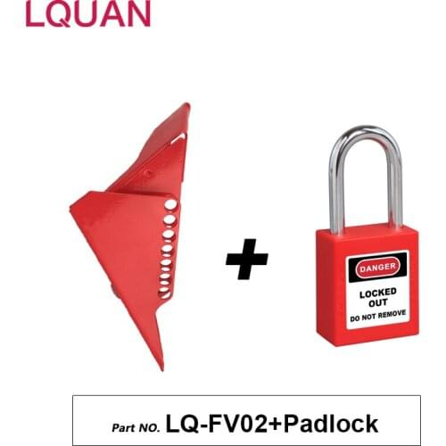 1" to 3" Metal Hardened Steel Standard Safety Ball Valve Rod Lockout with hole dia.11mm