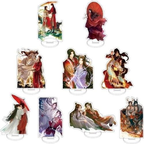 Heaven Officials Blessing Standing Plate Anime Tian Guan Ci Fu Xielian Huacheng Figure Model Desk Decor Charming Gifts