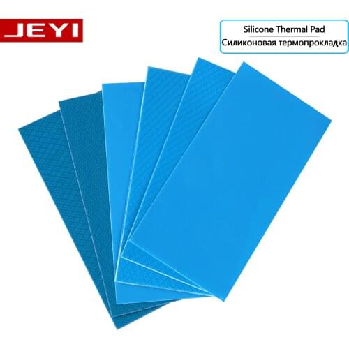 Computer GPU CPU Heatsink Cooling Conductive Silicone Thermal Pad 3Pcs 100mm*50mm Thickness 0.3/0.5/1mm 6/10W/M-K GD900