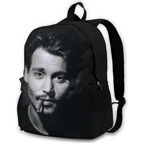 Johnny Depp Adult backpacks, leisure bags, backpacks, storage bags, men women backpacks