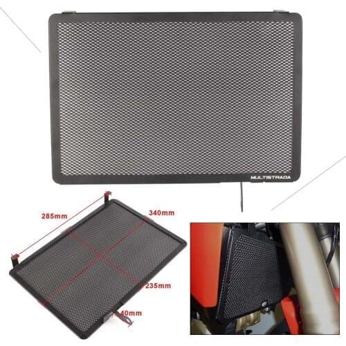 Motorcycle Radiator Grill Cover Guard Protector Grille For Ducati Multistrada 1200 2014-2016 & 1200S 2010 2011-2014 Aluminum
