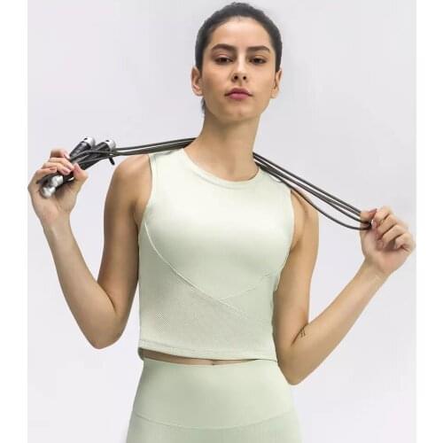 ZenYoga RIBBED Workout Yoga Gym Crop Top Vest Women Push Up Padded Fitness Training Sports Bras Top with Removable Chest Pads