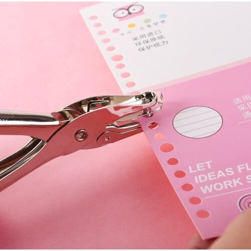 1pc 6cm Metal Punch Round Corner Paper Cutter Binding Ring Hole Puncher Scrapbooking Tools Stationery Cutter Craft Supplies