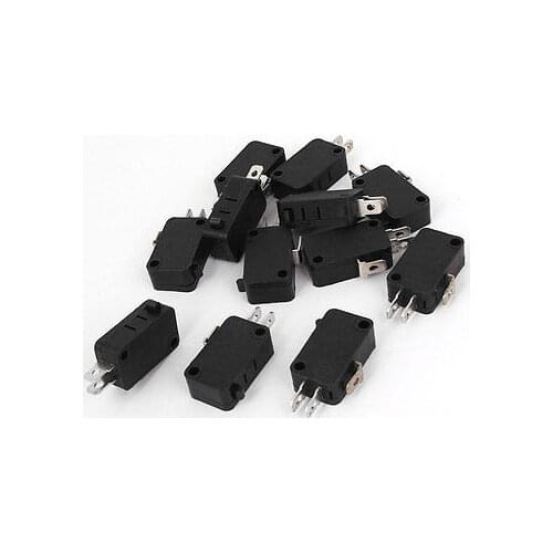 12 Pcs Universal Microwave Oven Freezer Micro Switch KW8 Series AC/DC 125V 250V