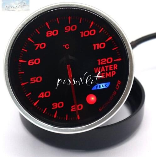 2019 New 60mm 12V car 20-120 water temperature meter with sensor (NPT1/8'') Temperature Sensor