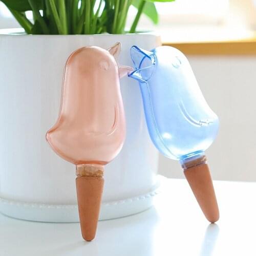 Plant Waterer Automatic Watering Cute Little Bird Shape Lazy Waterer Home Intelligent Durable Drip Waterer