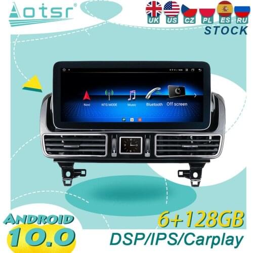 For Mercedes-Benz GLE300 GLE320 GLE350 2016 2017 Android10 Tesla Car Radio Wireless Carplay GPS Navigation DSP Multimedia Player
