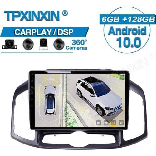 For Chevrolet Captiva 2012+ Android Car 360 HD Auto Surround View Camera Car Multimedia Player Stereo Radio GPS Navigation IPS