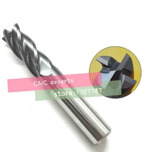Free shipping 5PCS 4F head diameter 1.0~8.0MM tungsten carbide steel cutter CNC milling cutting hardness,carbide Milling cutter
