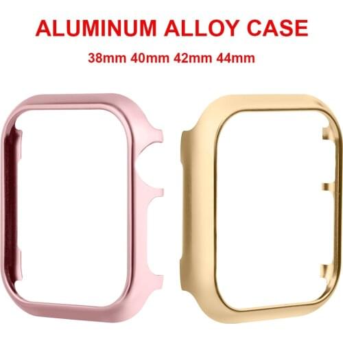 Series SE/6 Case for Apple Watch Case 44mm 40mm Accessories iWatch 5/4/3 Bumper Metal Protective Cover Aluminum Alloy Frame 38mm