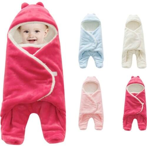 Baby Separated Legs Blanket Wrap Swaddle Sleeping Bag Thickened Winter Warm Bedding Baby Sleeping Bag