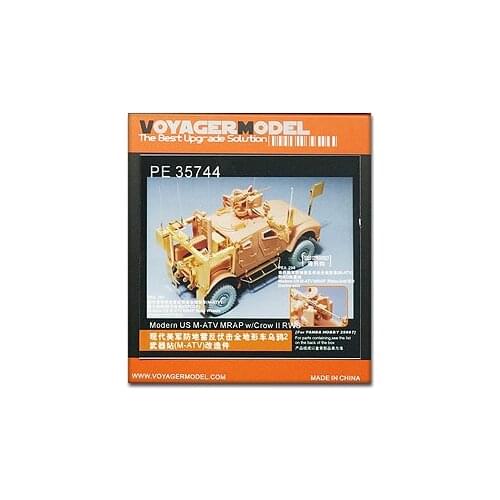 KNL HOBBY Voyager Model PE35744 M-ATV anti-mine anti-ambush armored vehicle remote control weapons station type etching etch