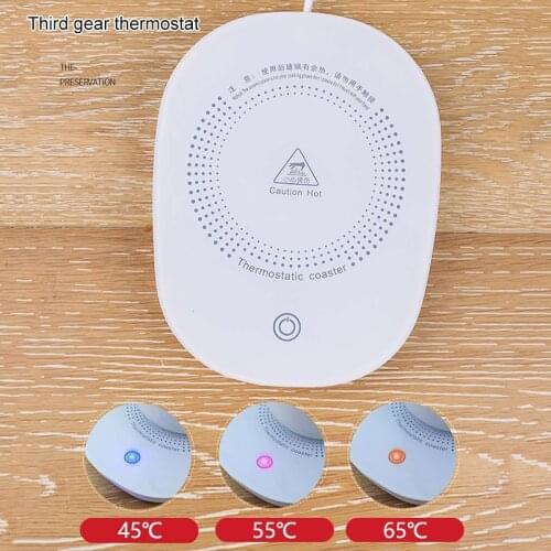 55 Degree Constant Temperature Cup Mat 16W USB Heating Cup Wad for Drink Insulation Coffee Tea Hot Cocoa D1