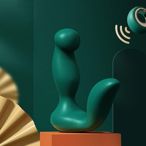 Prostate massager Male anal vibrator Prostate Stimulator Dildo Anal Plugs heated gay couple anal sex toys Double head G spot