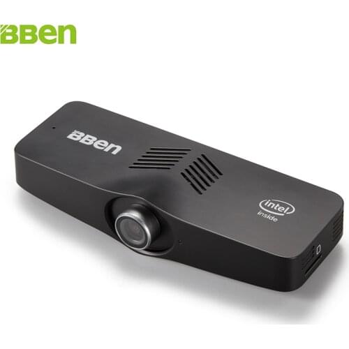 BBEN Mini PC Windows 10 Intel atom Z8350 Quad Core 4G+64G USB3.0 Camera Household Commercial Micro stick computer
