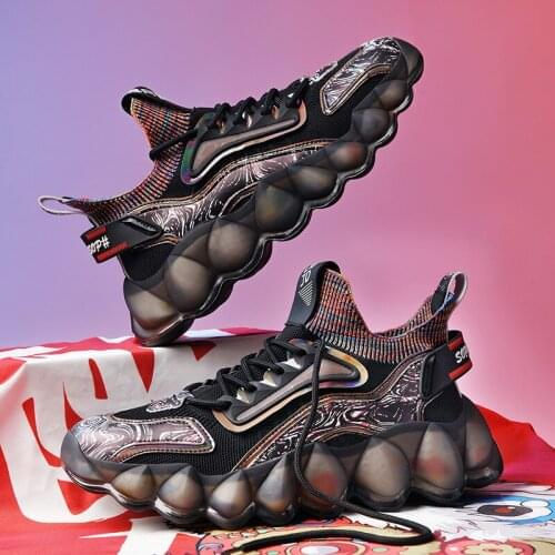 New Graffiti Men Tennis Shoes Luxury Designer Shoes Man High Quality Reflective Running Sneakers Male Walking zapatillas hombre