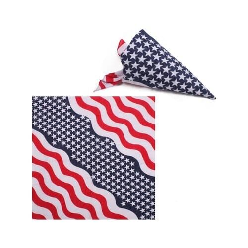 New Fashion 100% Cotton Hip Hop Cool Biker Cycling Cotton National Flag Bandana Headbands Headwear for Men