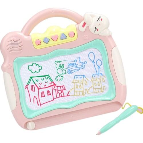 Preschool Kids Educational Toys Musical Magnetic Drawing Pad Learning Graphics Tablet for Children Drawing Gift Painting Board